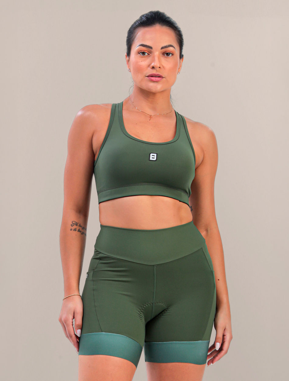 meia esportiva verde